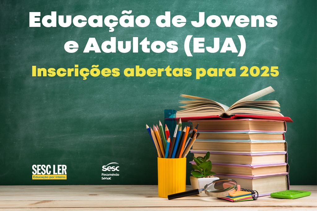 Sesc Alagoas abre inscrições para 550 vagas gratuitas na Educação de Jovens e Adultos